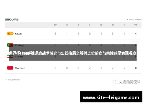 世界杯H组群雄逐鹿战术博弈与出线格局全解析走势前瞻与关键球星表现观察